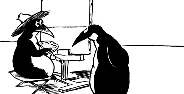 Pingouins, par L.L. de Mars